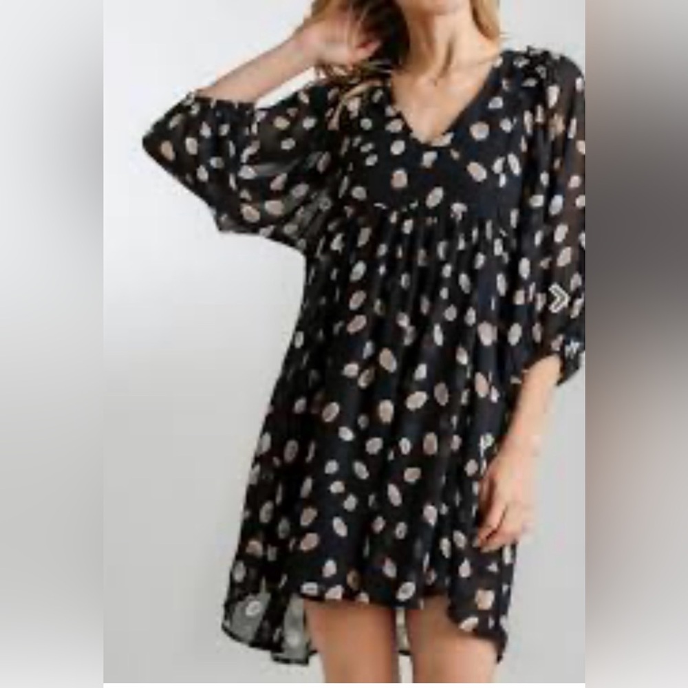 UMGEE Black and Tan Dress Size Small